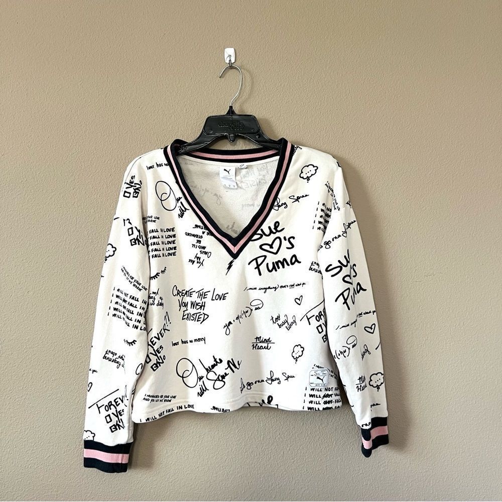 Sue Tsai X Puma Vintage Varsity Style Sweater